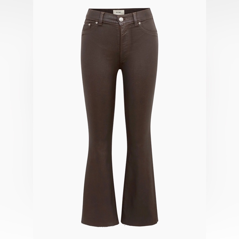 DL1961 Bridget Boot High Rise Instasculpt Coates Crop Jeans size 25